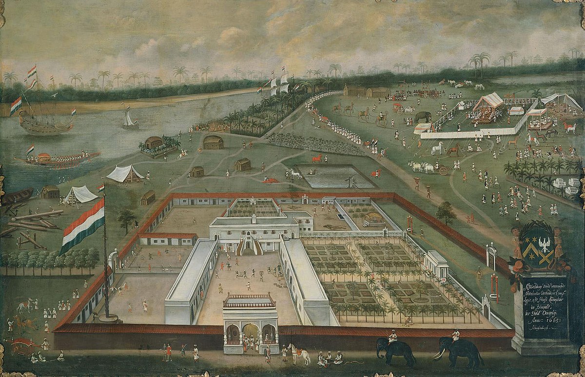 Dutch_V.O.C._factory_in_Hoegly_(Hugli-Chuchura,_Bengal)(Hendrik_van_Schuylenburgh,_1665) (1)